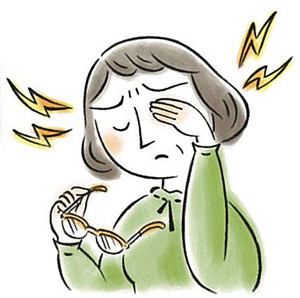 一時的に近くが見えやすくなる眼鏡が合わなくなる